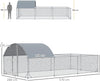 Recinto per Galline Polli in Acciaio e Telo in PE 570x280 H 195cm