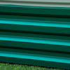 Struttura Orto in Metallo 120x60x30.5cm Acciaio Zincato Fondo Aperto