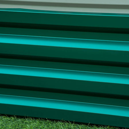 Struttura Orto in Metallo 120x60x30.5cm Acciaio Zincato Fondo Aperto