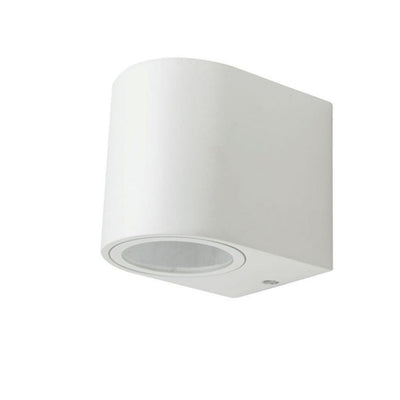Portafaretto LED da Muro Rotondo GU10 (Max 35W) Colore Bianco IP44