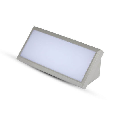 Lampada LED da Muro Angolare 12W Colore Grigio 3000K IP65