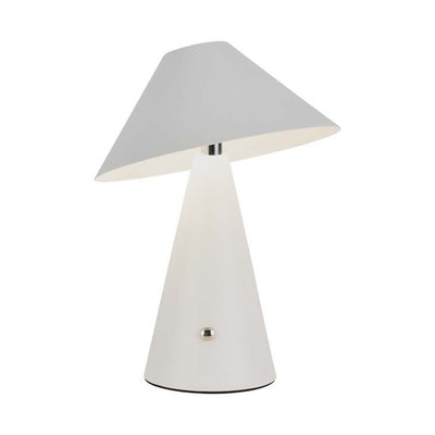 Lampada LED da Tavolo 3W Colore Bianco in Metallo Ricaricabile con USB C Touch Dimmerabile 3in1