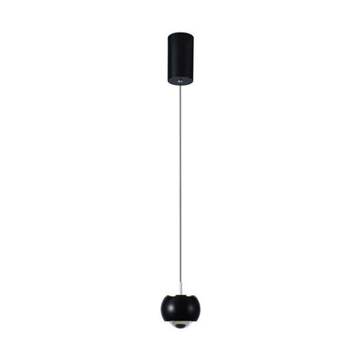 Lampadario LED a Sospensione 9W Colore Nero 10x10x100cm 4000K