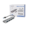 Hub USB 3.2 SuperSpeed 4 porte Alluminio Silver