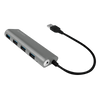 Hub USB 3.2 SuperSpeed 4 porte Alluminio Silver