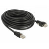 DeLOCK 85672 cavo di rete Nero 10 m Cat6 S/FTP [S-STP] (Delock patchkabel - 10 m - sort)