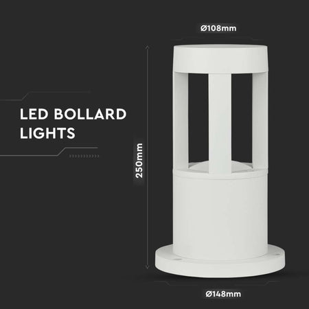 Lampada LED da Giardino Fissaggio a Terra LED COB 10W Colore Bianco h:25cm 4000K IP65