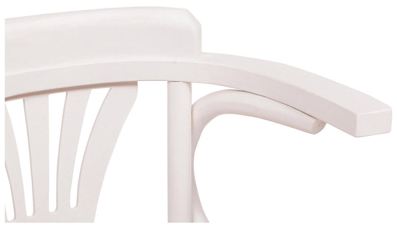 Biscottini Sedia Thonet Biscottini con braccioli frassino bianca seduta rattan 45x42x77