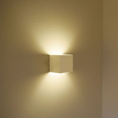 Lampada LED da Muro Quadrata 12W 120LM/W Colore Bianco Satinato Fascio Luminoso Regolabile 4000K IP65