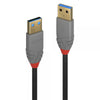 LINDY CAVO USB 3.2 TIPO A A A, 5 GBIT/S, ANTHRA LINE, 1M