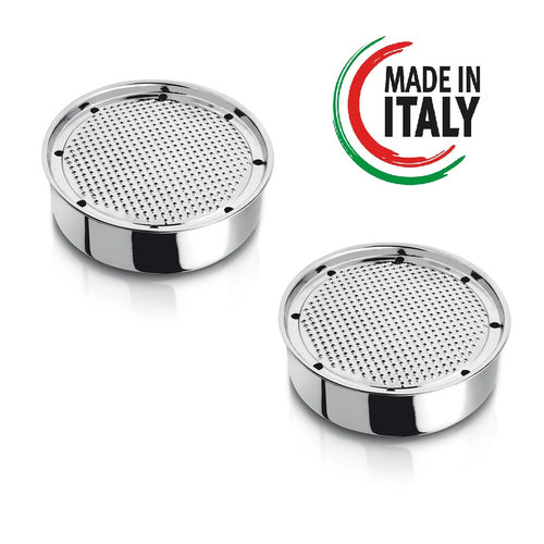 Grattugia Bari Kit 2pz in Acciaio Inox 20cm H 6cm Made in Italy