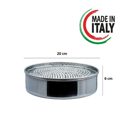 Grattugia Bari Kit 2pz in Acciaio Inox 20cm H 6cm Made in Italy