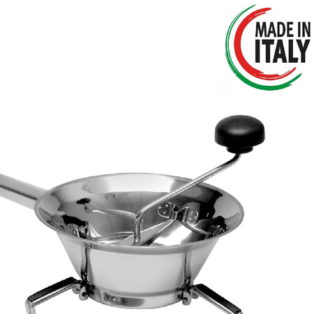 Passa Verdure Acciaio inox 18/10 3 Dischi Intercambiabili 20cm Made in italy
