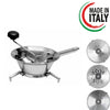 Passa Verdure Acciaio inox 18/10 3 Dischi Intercambiabili 20cm Made in italy