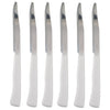 Coltelli Bistecca 24pz Manico in Polipropilene Doppia Affilatura 22cm Bianco