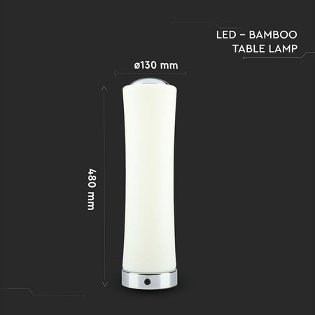 Lampada LED da Tavolo 18W con Comando Touch e Alimentatore 3000K Dimmerabile