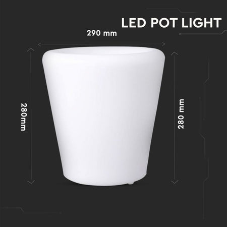 Vaso LED 1W RGB con Telecomando IR 24 Tasti e Alimentatore IP54 Dimmerabile