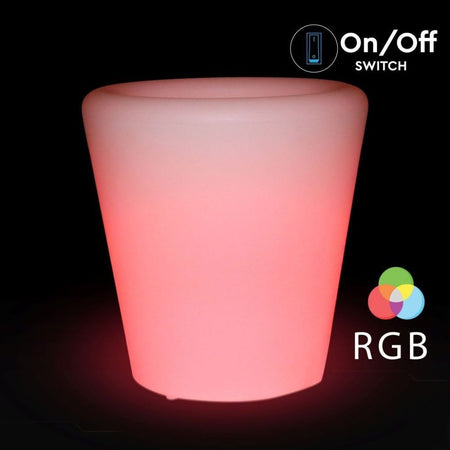Vaso LED 1W RGB con Telecomando IR 24 Tasti e Alimentatore IP54 Dimmerabile