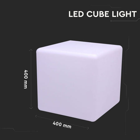 Cubo LED 3W RGB con Telecomando IR 24 Tasti e Alimentatore IP67 Dimmerabile