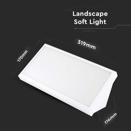 Lampada LED da Muro Angolare 20W Colore Bianco 4000K IP65