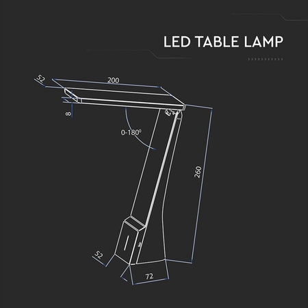 Lampada LED da Tavolo 4W 3 in 1 Ricaricabile a Batteria Colore Bianco e Argento Touch Dimmerabile
