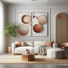 Lampadario Sospensione Metallo Verniciato Stefy  1 luce E27 Rame/Satinato