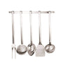 Mestoli Cucina kit 7 pz in Acciaio Inox 18/10 Made in Italy Barra + 6Utensili