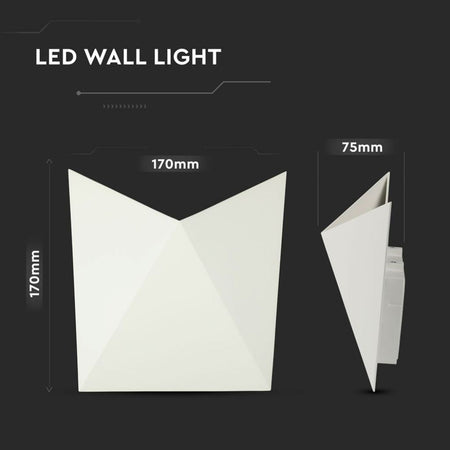 Lampada LED da Muro a Tasca 5W 110LM/W Colore Bianco 4000K IP65