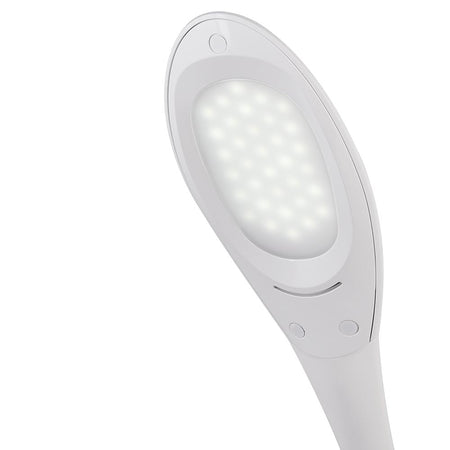 Lampada Scrivania Luce LED RGB con Portapenne Touch Bianco