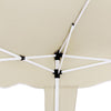 Gazebo 3x3 Pieghevole Ecrù Impermeabile Pieghevole Tendone Giardino Con Sacca
