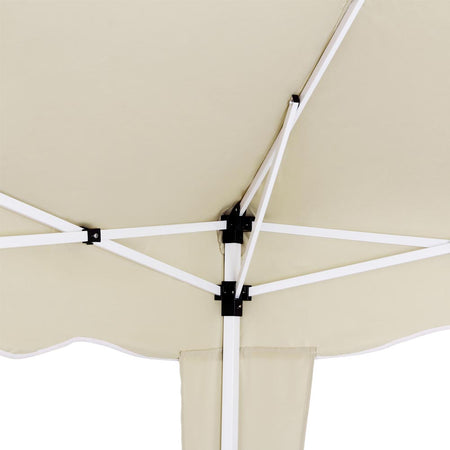 Gazebo 3x3 Pieghevole Ecrù Impermeabile Pieghevole Tendone Giardino Con Sacca