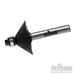 Fresa per smussare 1/4 per legno e pannelli truciolari in carburo di tungsteno Triton Triton