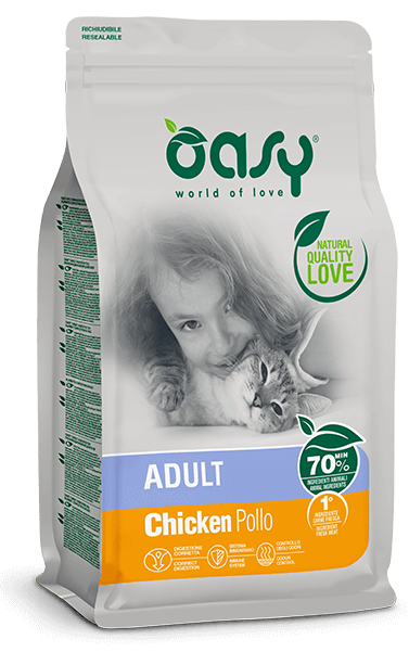 Oasy Lifestage Adult Pollo per Gatti