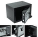 Cassetta Sicurezza Hotel 23x17x17cm Cassaforte Digitale Elettronica Ferro Zincato