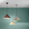 Lampadario a sospensione Beige/Bianca 1Xe27 49X25X183,5Cm