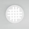Plafoniera Led in metallo con interruttore cct Bianca 30W 3640Lm 50X50X4,5Cm