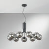 Lampadario a sospensione diffusori in vetro soffiato Nera 9Xg9 83,4X41X161Cm