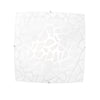 Plafoniera Bianca 3Xe27 40X40X10Cm