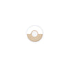 Plafoniera Led con interruttore cct Oro 14W 2100Lm 20X20X8Cm