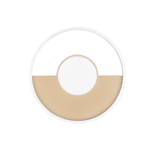 Plafoniera Led con interruttore cct Oro 38W 5700Lm 50X50X8Cm