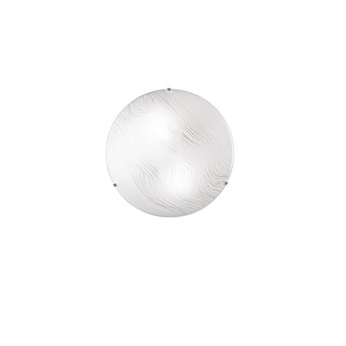 Plafoniera Bianca 2Xe27 30X30X9,5Cm