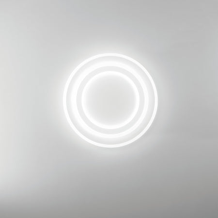 Plafoniera Led con interruttore cct per la personalizzazione della temperatura colore Bianca 45W 7040Lm 50X50X4Cm