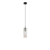Lampadario a sospensione Nera/Fume 1Xe27 10X150Cm