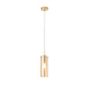 Lampadario a sospensione Oro/Ambra 1Xe27 10X150Cm