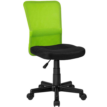 Sedia Poltrona Scrivania Ufficio e Cameretta Girevole Traspirante Regolabile Verde