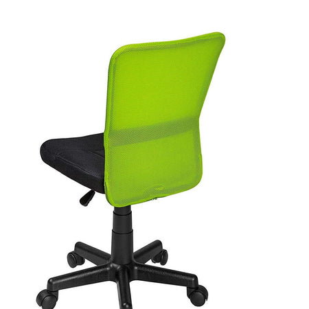 Sedia Poltrona Scrivania Ufficio e Cameretta Girevole Traspirante Regolabile Verde