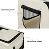 Borsa Trasportino Animali Domestici 50x34 H 36cm Cani e Gatti Beige