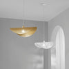 Lampadario a sospensione a vela singola 60 cm Oro 1Xe27 60X33X150Cm