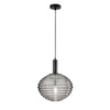 Lampadario a Sospensione Nera 1Xe27 10X32X150Cm