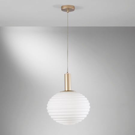 Lampadario a Sospensione Oro 1Xe27 10X32X150Cm